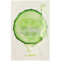 Маска тонизирующая с экстрактом огурца  The Saem Natural Cucumber Mask Sheet 21ml