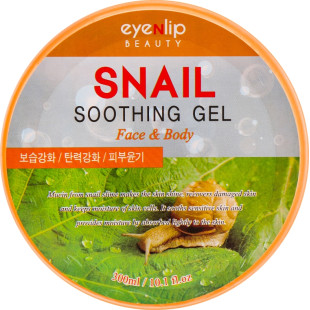 Гель для лица и тела успокаивающий с муцином улитки Eyenlip Snail Soothing Gel 300ml