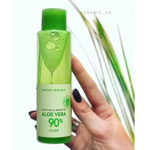 Тонер Зволожуючий З Екстрактом Алое Nature Republic Soothing & Moisture Aloe Vera 90% Toner 160ml