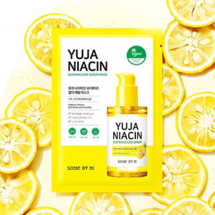 Маска Осветляющая С Ниацином И Экстрактом Юдзу Some By Mi Yuja Niacin 30 Days Bleimimsh Care Serum Mask 25ml