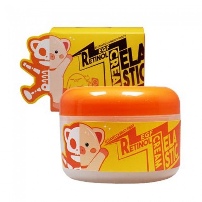 Антивіковий крем із ретинолом та факторами росту EGF Elizavecca Milky Piggy EGF Elastic Retinol Cream 100ml, фото 1 Антивіковий крем із ретинолом та факторами росту EGF Elizavecca Milky Piggy EGF Elastic Retinol Cream 100ml, фото 1