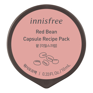 Маска-скраб с экстрактом красной фасоли Innisfree Capsule Recipe Pack Red Bean 10ml