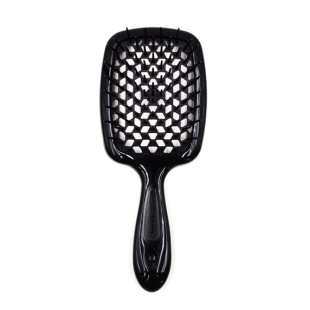 Расческа для волос черная Janeke Superbrush цвет черный