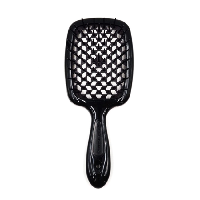 Гребінець для волосся чорний Janeke Superbrush, фото 1