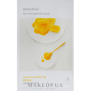 Тканевая маска Innisfree My Real Squeeze Manuka Honey Mask