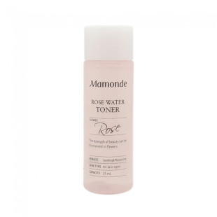 Тонер освіжаючий та зволожуючий з екстрактом троянди Mamonde Rose Water Toner 25ml