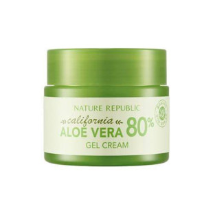 Крем Зволожуючий З Екстрактом Каліфорнійського Алої Nature Republic California Aloe Vera 80% Gel Cream