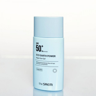 Сонцезахисний гель із екстрактом календули The Saem Eco Earth Power Aqua Sun Gel 60ml