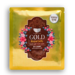 Гідрогелева Маска З Матковим Молочком І Колоїдним Золотом Petitfee KOELF Gold & Royal Jelly Mask 5 штук Гідрогелева Маска З Матковим Молочком І Колоїдним Золотом Petitfee KOELF Gold & Royal Jelly Mask 5 штук