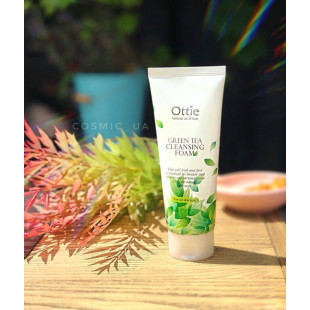 Пінка Для Умивання З Екстрактом Зеленого Чаю Ottie Green Tea Cleansing Foam 150ml