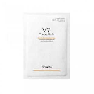 Маска Тонизирующая Омолаживающая С Белым Нефритом Dr. Jart+ V7 Toning Mask Lightening Whitening Skin