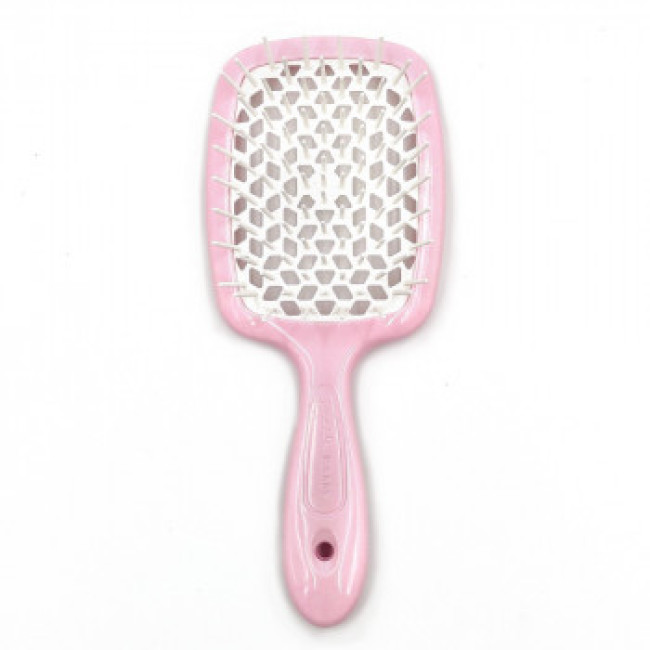 Расческа для волос нежно-розовый с белым Janeke Superbrush, фото 1 Расческа для волос нежно-розовый с белым Janeke Superbrush, фото 1