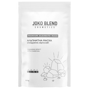 Маска альгінатна, що очищає з вугіллям для обличчя Joko Blend Premium Alginate Mask 100g