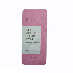 Тонер для лица с экстрактом розы и галактомисисом IUNIK Rose Galactomyces Essential Toner 1.5ml