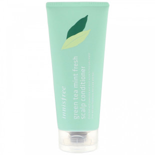 Кондиционер для волос освежающий с экстрактом зеленого чая Innisfree Green Tea Mint Fresh Scalp Conditioner 200ml