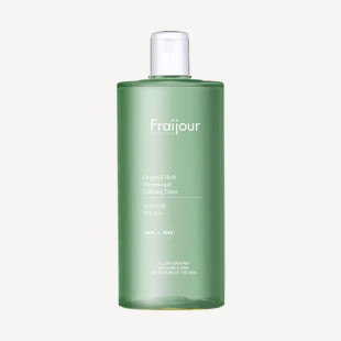 Тонер для лица с AHA/BHA кислотами Evas Fraijour Original Herb Wormwood Calming Toner 500ml