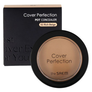 Консилер THE SAEM Cover Perfection Pot Concealer 02 Rich Beige