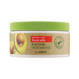 Крем для тела с экстрактом авокадо The Saem Natural Daily Avocado Body Cream 300ml