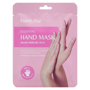 Тканевая маска для рук FarmStay Essential Hand Mask, 2*7 g