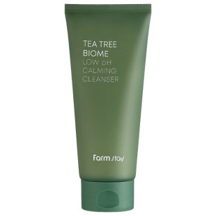 Пінка для вмивання з низьким pH FarmStay Tea Tree Biome Low Ph Calming Cleanser 180ml