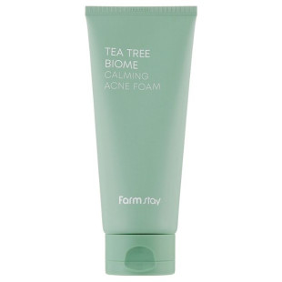 Пінка для очищення проблемної шкіри Farmstay Tea Tree Biome Calming Acne Foam 180ml