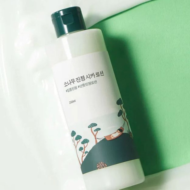 Заспокійливий лосьйон з екстрактом голок сосни Round Lab Pine Calming Cica Lotion 250ml, фото 4