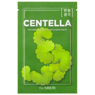 Тканинна маска для обличчя The Saem Natural Centella Asiatica Mask Sheet 1шт