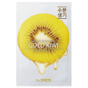 Тканевая маска для лица с экстрактом киви The Saem Natural Gold Kiwi Mask Sheet 1шт