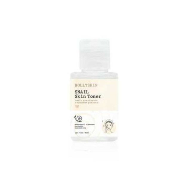 Тонік для обличчя з муцином равлика Hollyskin Snail Skin Toner 30ml, фото 1 Тонік для обличчя з муцином равлика Hollyskin Snail Skin Toner 30ml, фото 1