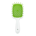 Расческа для волос белая Janeke Superbrush цвет бело-зеленый, фото 2
