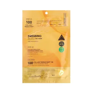 Двухэтапная гидрогелевая маска для лица VT COSMETICS (1EA) VITA-LIGHT REEDLE SHOT 100 2STEP MASK