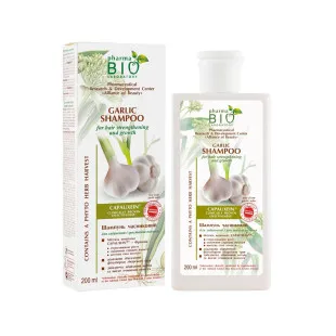 Шампунь Часниковий для зміцнення і зростання волосся 200 мл (0052) Pharma BIO LABORATORY