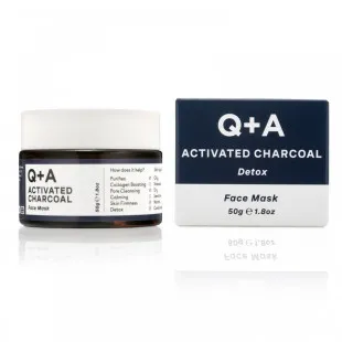 Маска «Детокс» с активированным углем Q+A Activated Charcoal Face Mask 50g