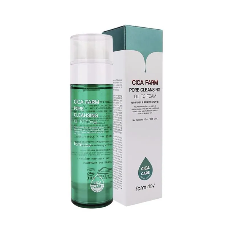 FarmStay Cica Farm Pore Cleansing Oil To Foam 115 мл
