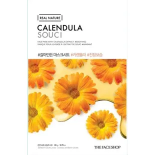 Протизапальна тканинна маска з екстрактом календули The Face Shop 20g