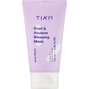 Ночная маска с экстрактом улитки и азуленом Tiam Snail & Azulene Sleeping Mask 100ml