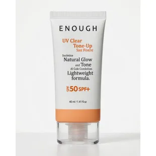 Тонуючий сонцезахисний крем SPF50 PA+++ ENOUGH UV clear Tone-up Sun Cream SPF50 PA+++