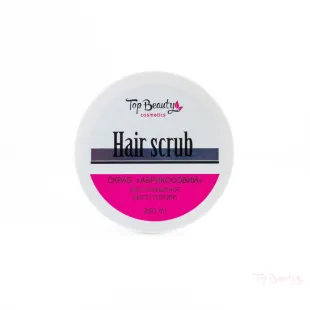 Абрикосовий скраб для шкіри голови Top Beauty Hair Scrub 250 мл																																														