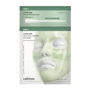 Маска-пілінг двоетапна Celimax Ji Woo Gae Cica Pha Peel 2-Step Gel Mask 30g