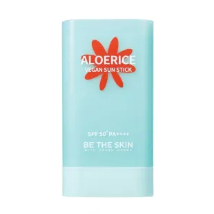 Веганський сонцезахисний стік з алое та рисом Be The Skin Aloerice Vegan Sun Stick SPF 50+, 19г