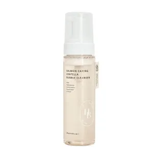 Пінка для вмивання з лососем та центелою HEVEBLUE Salmon Caring Centella Bubble Cleanser 200 ml