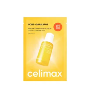 Освітлююча сироваткова маска для пор та пігментних плям Celimax Pore+Dark Spot Brightening Serum Mask, 1 шт.