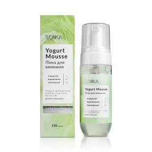 Пінка для вмивання Soika Yogurtene Balance з пробіотичним комплексом, 150 мл