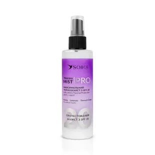 Термозащитный спрей Soika Pro Thermo Mist, SPF 20, для всех типов волос, 200 мл