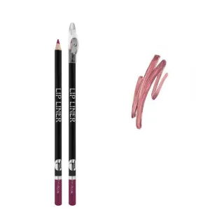 Карандаш для губ деревянный с точилкой Lip Liner Jovial Luxe (111 Матовый Plum Сливовый)