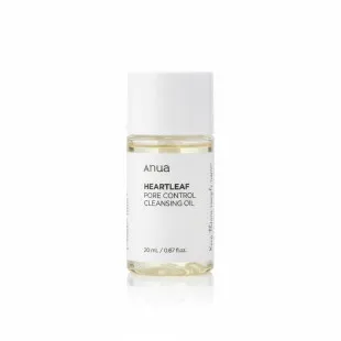 Очищувальне масло для обличчя (міні) Anua Heartleaf Pore Control Cleansing Oil 20ml