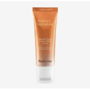Сыворотка для лица и шеи с женьшенем и ниацинамидом Farmstay Ginseng & Niacinamide Premium Facial & Neck Roller Serum 100 мл