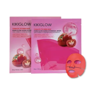 Антивозрастная гидрогелевая маска с томатом, Kikiglow Tomato 70 Nmn Nad Prdn S 34 г