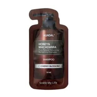 Шампунь для волосся Kundal Honey & Macadamia Pure Natural Balancing Refreshing Shampoo Cherry Blossom 10 ml