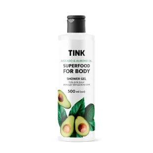 Гель для душу Авокадо-Мигдальна олія Tink, 500 ml